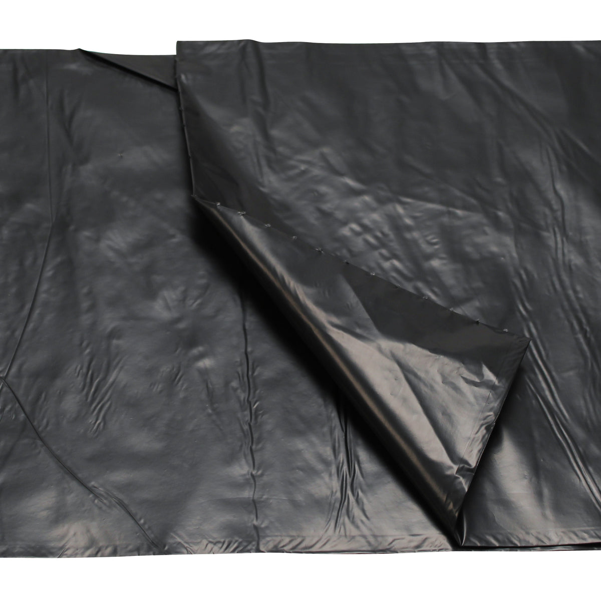 Xpress XPC385815 Black 38”x58” 1.5 Mil LD Can Liner, Star Closer Bottom, Coreless Rolls - 100 Bags Per Carton
