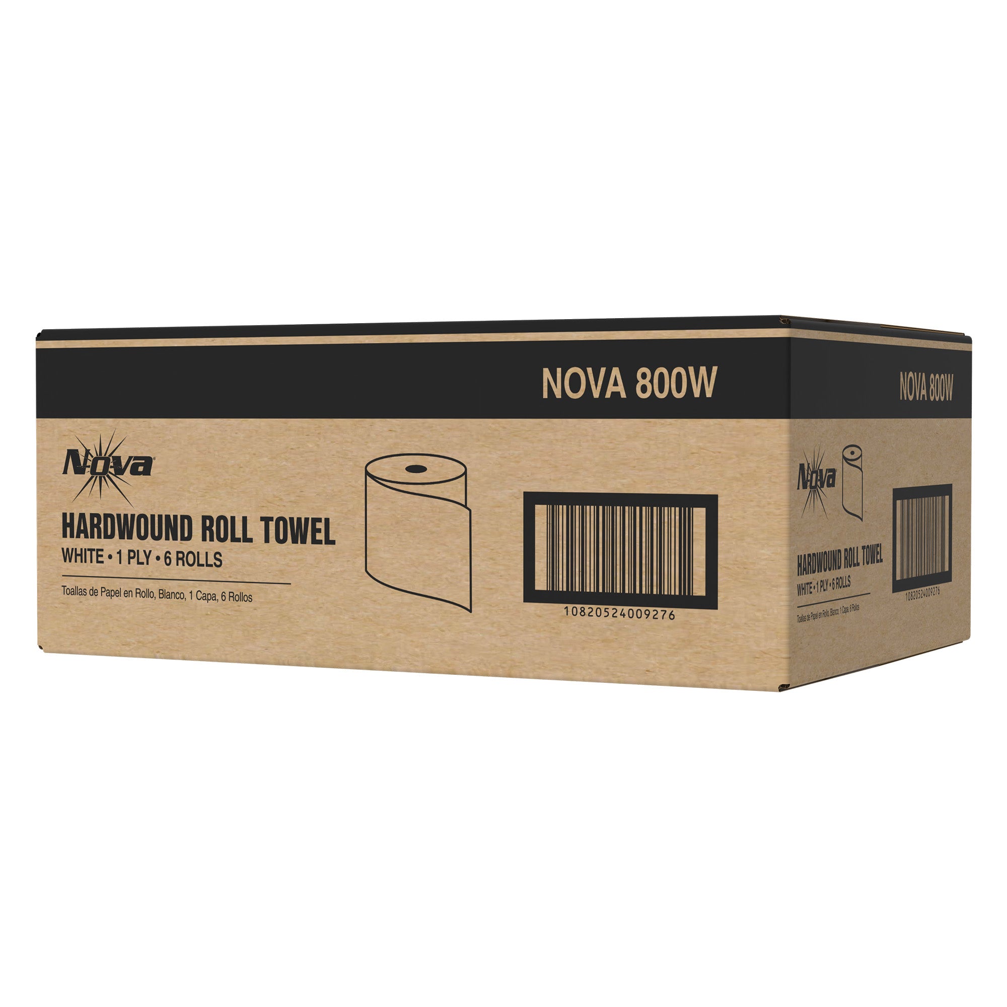 Xpress XPC800W – 8”x800’ Hard wound Paper Towel - 6 Rolls per Carton