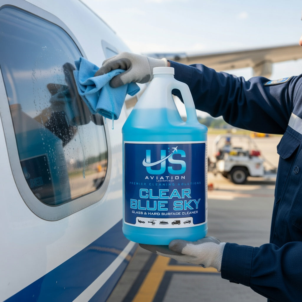 US Aviation Labs Clear Blue Sky Glass & Surface Cleaner - 1 Gallon