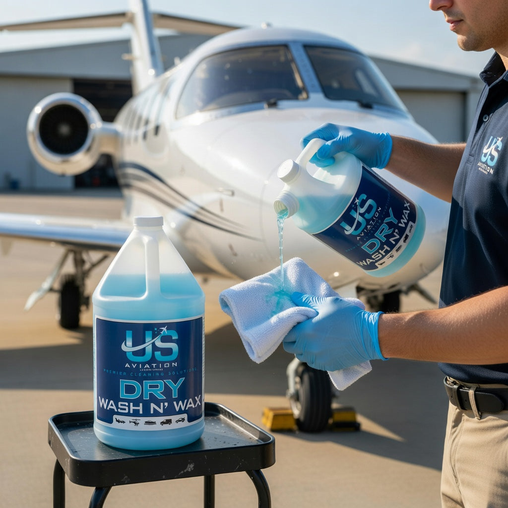 US Aviation Labs Dry Wash 'n' Wax Ultimate Cleaner 1 Gallon