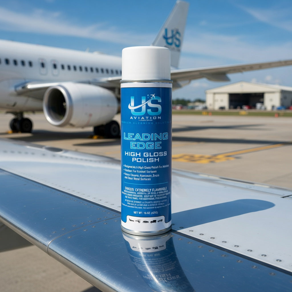 US Aviation Labs Leading Edge High-Gloss Polish Aerosol 15 Ounce Can