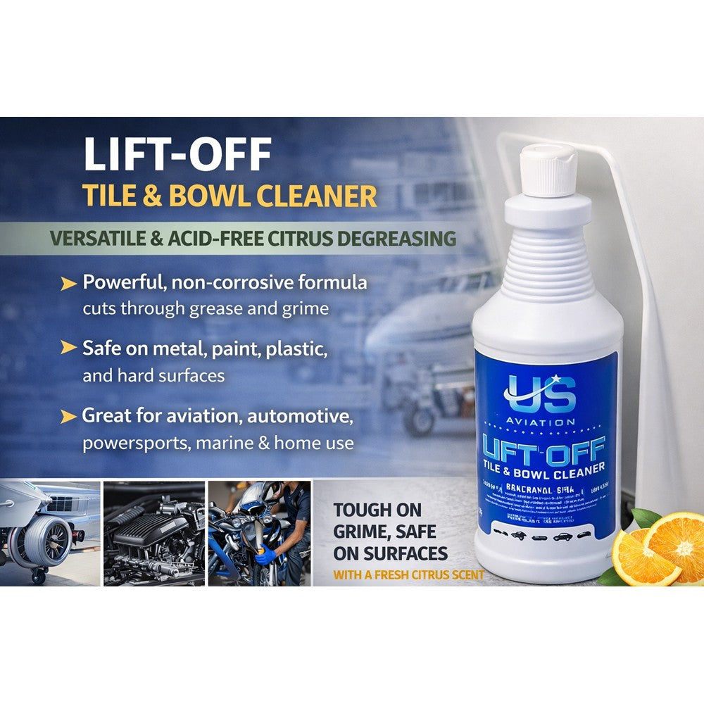 US Aviation Labs Lift Off Tile & Bowl Cleaner 1 Quart