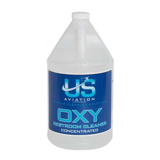 US Aviation Labs Oxy Clean Restroom Cleaner Concentrate 1 Gallon