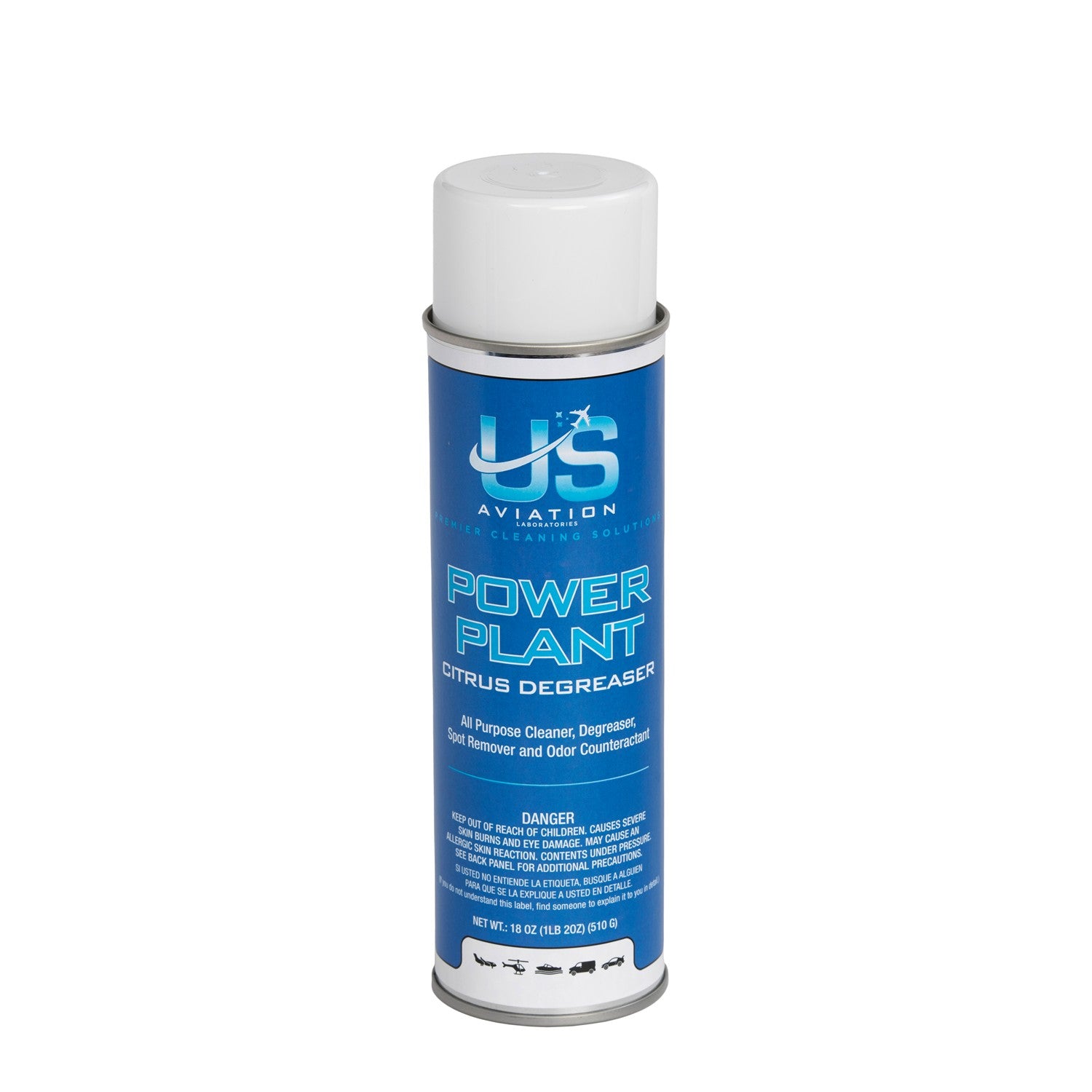US Aviation Labs Power Plant Citrus Degreaser 19 Ounce Can